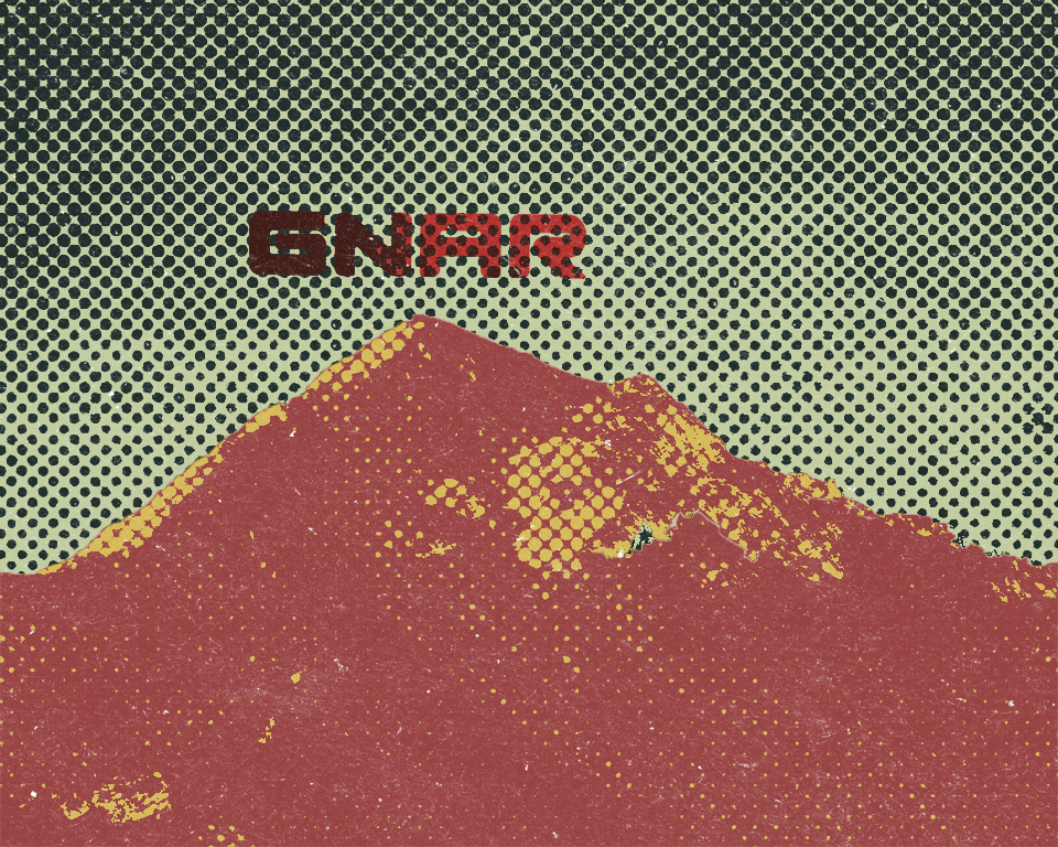 GNAR halftone design